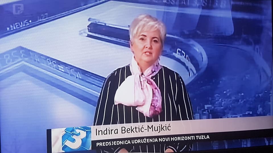 U Dnevniku 3 FTV predsjednica Udruženja "Novi horizonti" Tuzla