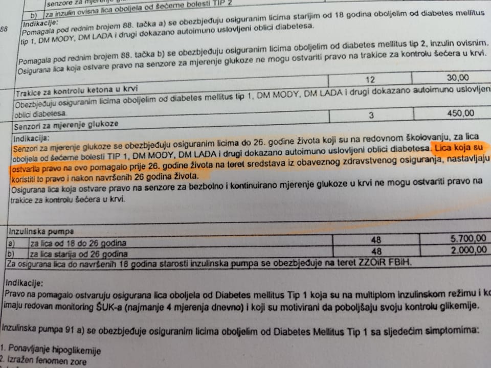 Nova Odluka o listi ortopedskih pomagala TK